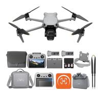 DJI Air 3S Fly More Combo (DJI RC 2) con Molteplici Accessori, Drone con Doppia Fotocamera 4K, CMOS 1" Grandangolo, Video HDR 4K/60fps, 14 Stop Gamma Dinamica, Autonomia 45 Min, Trasmissione 20 km