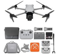 DJI Air 3S Fly More Combo (DJI RC-N3) con Molteplici Accessori, Drone con Doppia Fotocamera 4K, CMOS 1" Grandangolo, Video HDR 4K/60fps, 14 Stop Gamma Dinamica, Autonomia 45 Min, Trasmissione 20 km