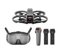 DJI Avata 2 Fly Smart Combo (tre batterie), drone FPV con fotocamera 4K, esperienza immersiva, paraeliche integrati, FOV da 155°, drone con fotocamera con Goggles N3 e RC Motion 3