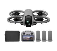 DJI Avata 360 Combo Fly More (RC 2), drone a 360° con imaging 8K a 360° da 1 pollice per FPV e riprese aeree, drone con fotocamera a 360° con paraelica. Include RC 2 e tre batterie.