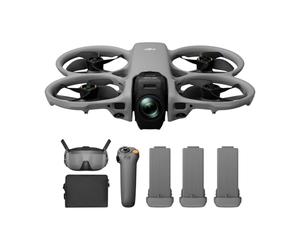 DJI Avata 360 Combo Motion Fly More, drone a 360° con imaging 8K a 360° da 1 pollice, drone con fotocamera a 360° con paraelica. Include Goggles N3 e RC Motion 3 per controllo di movimento intuitivo.