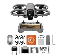DJI Avata 360 (RC 2) con accessori, drone a 360° con imaging 8K da 1 pollice per FPV e riprese aeree, con fotocamera con paraelica, Pad di atterraggio pieghevole (Multiple accessories bundle)