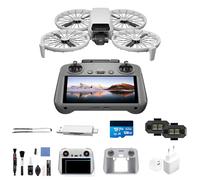DJI Flip Bundle con accessori, Drone con Fotocamera UHD 4K, Pesa Meno di 249g, Stabilizzatore a 3 Assi, Trasmissione Video da 13 km, Decollo Dalla Mano (Flip (RC 2) Bundle)