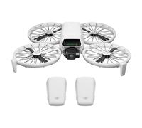 DJI Flip Combo Due batterie senza radiocomando con schermo, drone con fotocamera UHD 4K per adulti, decollo dal palmo della mano, ritorno automatico, volo intelligente, due batterie