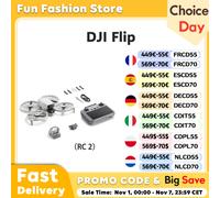 DJI Flip Drone Camera (RC-2) 4K stabilizzazione della navicella a 3 assi leggera 13km trasmissione Video Palm decollo ritorno automatico