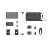 DJI Mic 2 [2TX+1RX+Case] Nero (Mic 2, 50 - 20000 Hz, 21 dB, - 120 dB, Omnidirect