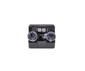 DJI Mic Mini 2 Kit micro senza fili 2 trasmettitori + 1 ricevitore mobile nero e bianco 48 kHz 24 bit riduzione del rumore - Nouvo