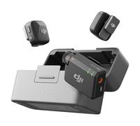 DJI Mic Mini (2 TX + 1 RX + Custodia di ricarica), microfono wireless, leggero, audio di alta qualità, 48 ore di utilizzo, cancellazione rumore, microfono senza fili per fotocamere/iPhone/Android,vlog