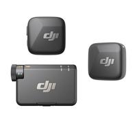 DJI Mic Mini (2 TX + 1 RX) per iPhone 15/16, Android e fotocamera, ultraleggero, audio ricco di dettagli, cancellazione del rumore, limitazione automatica, microfono wireless per vlog, streaming