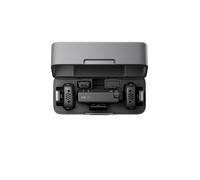 DJI Mic Mini (2 TX + 1 RX + Custodia di ricarica), microfono wireless, leggero, audio di alta qualità, 48 ore di utilizzo, cancellazione rumore, microfono senza fili per fotocamere/iPhone/Android,vlog