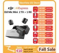 DJI Mic Mini 2TX 1RX aggiunge custodia di ricarica Cancellazione attiva del rumore a due livelli Funzionamento 48 ore Trasmissione stabile audio di alta qualità add Charging Case