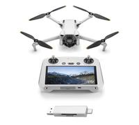 DJI Mini 3 (con DJI RC) Bundle- Mini Drone con Fotocamera Leggero e Pieghevole con Video in 4K HDR, Autonomia di 38 Minuti, C0 (Lettore di schede)
