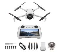 DJI Mini 3 (con DJI RC) - Mini drone con fotocamera leggero e pieghevole con video in 4K HDR, autonomia di 38 minuti, Riprese verticali native e funzioni intelligenti, C0