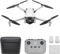 DJI Mini 3 Fly More Combo - Mini drone con fotocamera leggero e pieghevole con video in 4K HDR, autonomia di 38 minuti, Riprese verticali native e funzioni intelligenti