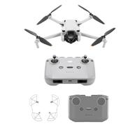 DJI Mini 3 - Mini drone con fotocamera leggero e pieghevole con video in 4K HDR, autonomia di 38 minuti, Riprese verticali native e funzioni intelligenti, C0 (Protezioni Eliche + Custodia)