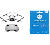 DJI Mini 4 Pro (con DJI RC-N2) + Card DJI Care Refresh 1-Year Plan, Mini Drone Pieghevole per Adulti con Fotocamera HDR in 4K, meno di 249 g, Autonomia di Volo di 34 min
