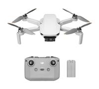 DJI Mini 4K Camera Drone Combo, drone per adulti, fotocamera 4K UHD, < 249 g, stabilizzatore 3 assi, trasmissione video 10 km, return automatico, 2 batterie per tempo di volo fino a 62 minuti