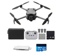DJI Mini 5 Pro Combo Fly More con DJI RC-N3, 4K Drone con Fotocamera, CMOS da 1 Pollice, Rilevamento Omnidirezionale Degli Ostacoli, ActiveTrack 360°, 3 Batterie, C0 (Card Reader + Memory Card)