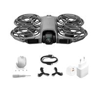 DJI Neo 2 Bundle con accessori, drone 4K leggero e pieghevole, decollo e atterraggio dal palmo della mano, controllo con gesti, ActiveTrack, rilevamento omnidirezionale degli ostacoli (Charger)