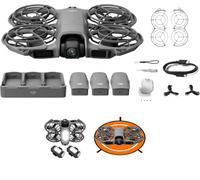 DJI Neo 2 Combo Fly More (drone singolo), drone 4K con fotocamera, decollo e atterraggio dal palmo, controllo con gesti (Neo 2 Combo Bundle 3)