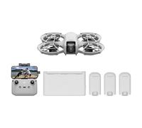 DJI Neo Combo Fly More, mini drone con fotocamera UHD 4K per adulti, 135g drone che vola da solo e ti segue, decollo dalla mano, tracciamento del soggetto, QuickShot, con RC-N3 e 3 batterie