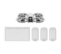 DJI Neo Combo Tre batterie, mini drone con fotocamera UHD 4K per adulti, 135g drone che vola da solo e ti segue, decollo dalla mano, tracciamento del soggetto, QuickShot, (senza radiocomando)