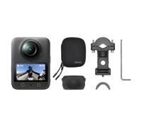 DJI Osmo 360 Combo POV manubrio moto, fotocamera 360 con immagini a 360° da 1 pollice, FOV di 170°, video a 360° nativi in 8K, sgancio rapido magnetico, action cam per motociclisti