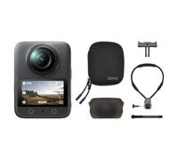 DJI Osmo 360 Combo Supporto da collo, fotocamera 360 con immagini a 360° da 1 pollice, FOV di 170°, video a 360° nativi in 8K, sgancio rapido magnetico, action cam per motociclisti