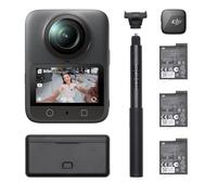 DJI Osmo 360 Combo Vlog, fotocamera 360 ideale per vlogger con trasmettitore Mic Mini, durata della batteria estesa, action cam con immagini a 360° da 1 pollice, video a 360° nativi in 8K