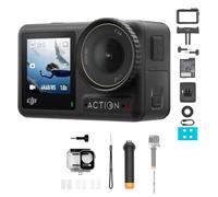 DJI Osmo Action 4 Combo Standard, action cam 4K/120fps | Impermeabile, sensore 1/1.3”, immagini con scarsa illuminazione, colori 10 bit e D-Log M, batteria 1770 mAh