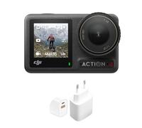 DJI Osmo Action 4 Combo Standard cam impermeabile 4K/120fps con sensore 1/1.3”, incredibili immagini con scarsa illuminazione, prestazioni cromatiche a 10 bit e D-Log M, batteria da 1770 mAh