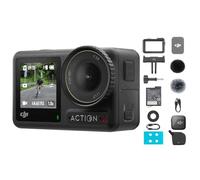 DJI Osmo Action 4 Essential Action Camera, Videocamera per Vlog e Avventure | Stabilizzazione efficace, riprese verticali, impermeabile senza custodia, perfetta per viaggi, sport e contenuti social