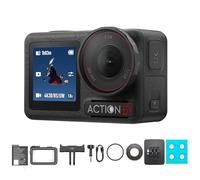 DJI Osmo Action 5 Pro Combo Standard, Fotocamera impermeabile con sensore 1/1.3", video 4K/120fps, vlog camera, Tracciamento del soggetto, stabilizzazione, 2 touchscreen OLED, action cam 4K