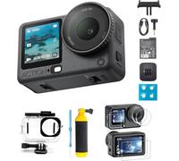 DJI Osmo Action 6 Combo Enhanced Action Camera with 1/1.1" Square Sensor, 4K Camera Variable Aperture from f/2.0 to f/4.0, Extended Range