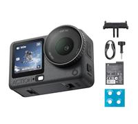 DJI Osmo Action 6 Combo Essenziale, 4K action cam con sensore quadrato 1/1,1″, apertura variabile da f/2,0 a f/4,0, resistente al freddo, batteria da 4 ore (OA6 Essential Combo)