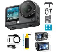 DJI Osmo Action 6 Combo Essenziale, action cam 8K per iniziare subito | Sensore quadrato da 1/1,1″, apertura variabile da f/2,0 a f/4,0, design resistente al freddo, 4 h di autonomia della batteria