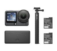 DJI Osmo Action 6 Combo Potenziato, action cam con sensore quadrato da 1/1,1″, apertura variabile da f/2,0 a f/4,0, autonomia estesa con 2 batterie, fotocamera 4K ideale per riprese outdoor prolungate