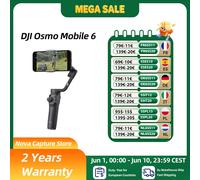 DJI Osmo Mobile 6 Gimbal palmare a 3 assi con stabilizzazione, ActiveTrack 5.0, asta di estensione integrata, marca originale, disponibile in magazzino, OM6