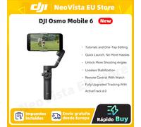 DJI Osmo Mobile 6 OM 6 Gimbal portatile Stabilizzazione a 3 assi ActiveTrack 5.0 Asta di prolunga incorporata Originale Nuovo di zecca in stock Osmo Mobile 6-BK