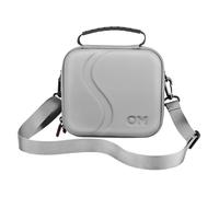 DJI Osmo Mobile - 6 tasche portatili, borsa a tracolla in poliuretano, custodia protettiva, robusta borsa da viaggio per gimbal mobile (grigio scuro)