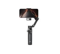 DJI Osmo Mobile 7P Stabilizzatore per iPhone, Android, Tracciamento nativo, Illuminazione, Stabilizzatore 3 assi per smartphone, Avvio rapido, Manico telescopico e treppiede integrati