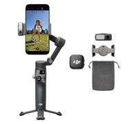 DJI Osmo Mobile 8 Combo + Mic 3, Advanced Tracking stabilizzatore per smartphone, AI tracciamento nativo con audio e illuminazione