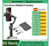 Dji Osmo Mobile 8 Combo Om8, Stabilizzatore Gimbal per Smartphone, Gimbal a 3 Assi per Telefoni Cellulari, Osmo Mobile 8