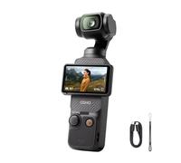 DJI Osmo Pocket 3 Bundle, Fotocamera per Vlog con CMOS da 1'', 4K/120fps, Stabilizzazione a 3 Assi, Tracciamento di Volti/Oggetti, Messa a Fuoco Rapida (Osmo pocket 3)