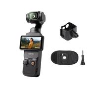 DJI Osmo Pocket 3 Bundle, Fotocamera per Vlog con CMOS da 1'', 4K/120fps, Stabilizzazione a 3 Assi, Tracciamento di Volti/Oggetti, Messa a Fuoco Rapida (Supporto Tracolla Zaino)