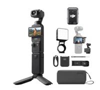 DJI Osmo Pocket 3 Creative Combo Bundle, fotocamera vlog 4K con CMOS da 1 pollice e video 4K/120 fps, stabilizzazione a 3 assi, fotocamera digitale (Spina di ricarica)