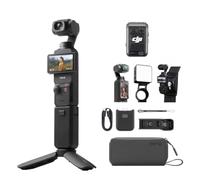 DJI Osmo Pocket 3 Creator Combo Bundle, Fotocamera Digitale con CMOS da 1'', 4K/120fps, Stabilizzazione a 3 Assi, Tracciamento di Volti/Oggetti, Messa a Fuoco Rapida, Microfono Incluso, Vlog Camera
