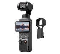 DJI Osmo Pocket 4 Essential Combo Bundle, fotocamera vlog gimbal tascabile, protezione obiettivo, gimbal e protezione display, stabilizzazione a 3 assi, memoria integrata da 107 GB per vlogging