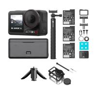 DJI Pack Aventura Osmo Action 5 Pro, cámara acción 4K para Viajes/Vlogs | Sensor 1/1.3", batería aumentada a 12 h con 3 baterías, estabilización, 2 pantallas OLED, mini para viajes y vlogs