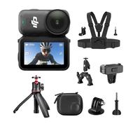 DJI Pack Bicicleta Osmo Nano (64 GB) - Pequeña cámara 4K para vlogging con sensor de 1/1,3", vídeo gran angular de 143°, cámara POV magnética, in rnés de pecho, soporte para manillar y trípode
